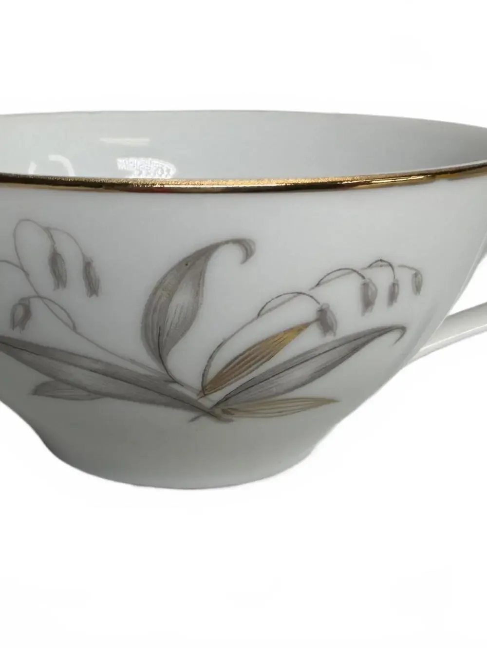 Kaysons Fine China Golden Rhapsody 1961 Teacup Japan Lily of the Valley Gold